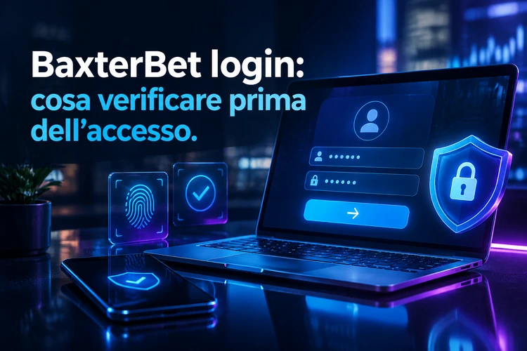 BaxterBet login: cosa verificare prima dell’accesso